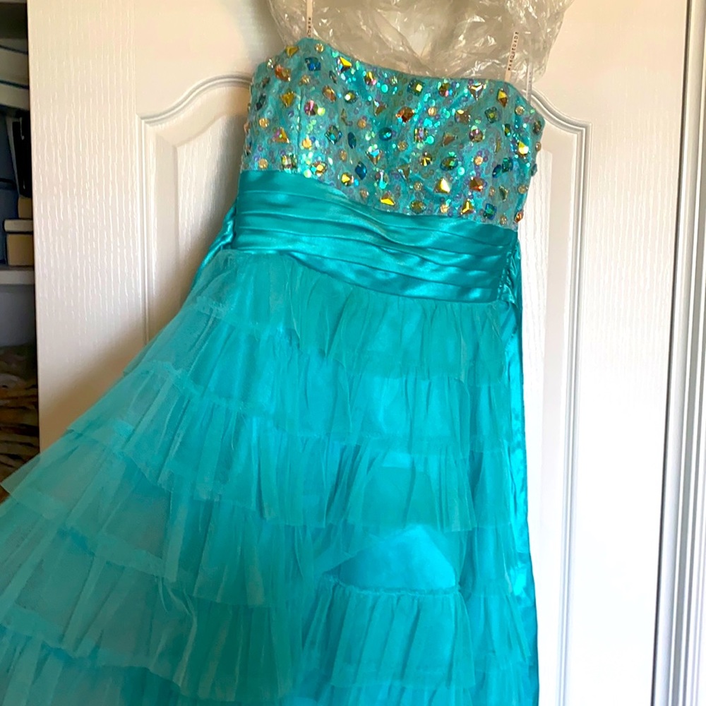 Blue Party Dress